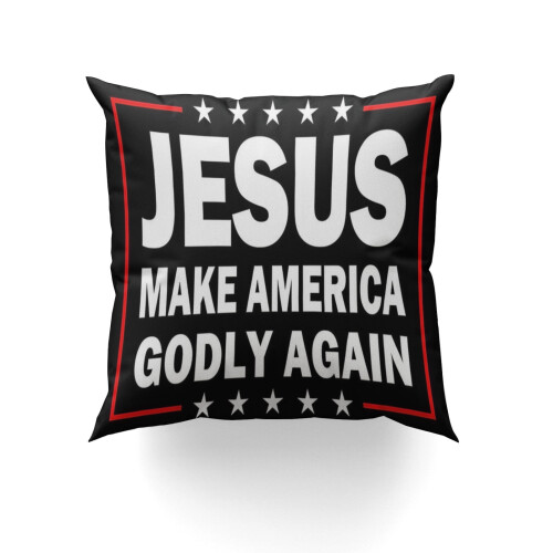 Μαξιλαροθήκη Jesus Throw 18x18 ίντσες διακόσμηση σπιτιού 1