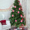 Flocked Velvet Christmas Tree Ornaments Set 12pcs 7