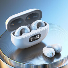 Écouteurs sans fil squelette à clip auriculaire Bluetooth 5.3