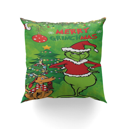 Grinch sierkussensloop 20x20 inch 1
