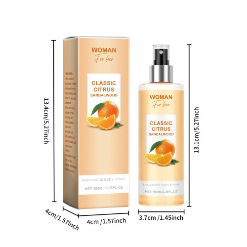 Virágos-gyümölcsös testpermet frissítő illattal 100ml 2