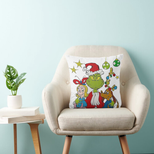 Grinch sierkussensloop 20x20 inch 2