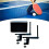 Easy Setup Table Tennis Net with Posts - Portable  Pong Net Set Adjustable Clamp Fits Table Thickness Clamp 2-6.5 cm 4