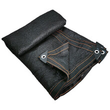 Voile d'ombrage rectangulaire anti-UV noire