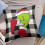 Capa de almofada Grinch 50x50cm decoração para casa 4