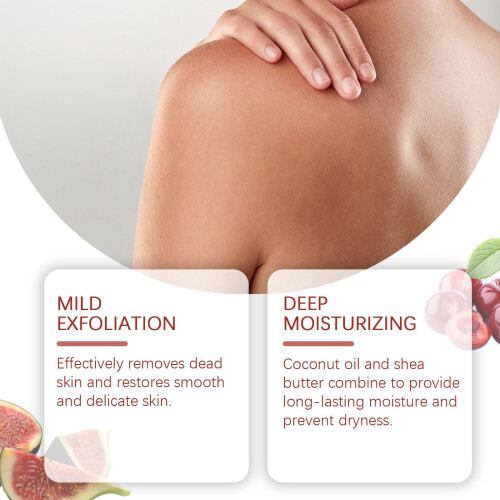 Jemný hydratační tělový peeling 200 g 1