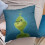 Grinch throw pillowcase18x18inch home decor 4