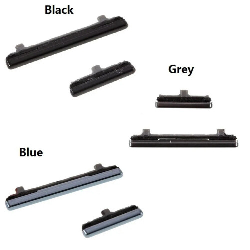 Samsung S20 Side Keys Set Power Volume Buttons Black Blue