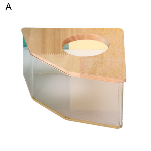 AURORA TRADE acrylic small pet sand bath box for hamsters, 1
