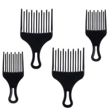 Pieptene pentru descurcat păr creț, pieptene afro, 4 bucăți