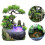 Rockery Stream Tabletop Fountain Zen Indoor Waterfall1pc 2