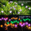 Luzes solares de Halloween em formato de olho (pacote com 2) com 12 LEDs 3