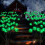 Luzes solares de Halloween em formato de olho (pacote com 2) com 12 LEDs 4