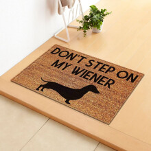 Tappetino d'ingresso antiscivolo "Cani benvenuti" 40x60 cm