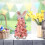 Pink Bunny LED Desktop Tree Ceramic Easter Decor 8