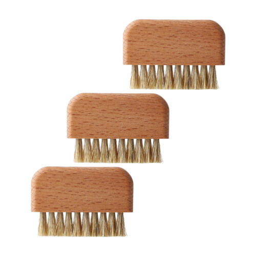 Manicurebørste til neglerensning bløde børster 3 stk.