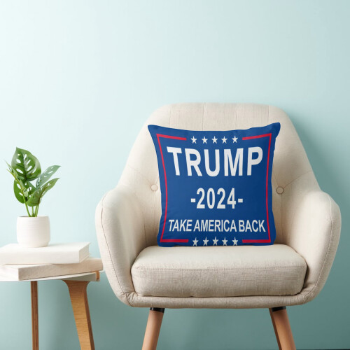 Trump Throw Pillowcase16x16Inch Home Decor 2