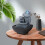 Fonte de água de mesa para interiores com luzes para casa ou 7