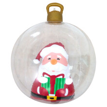 Glob gonflabil de Crăciun de 28 de inci, decor exterior din PVC