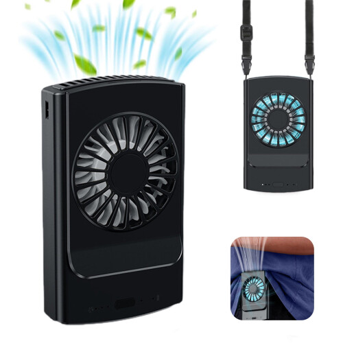 Ventilator de talie portabil cu clipsare și 3 viteze