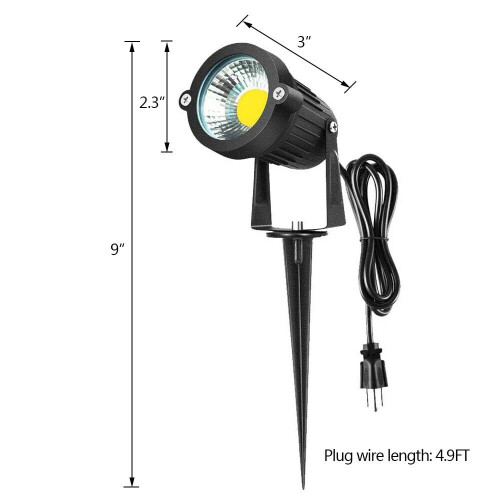 Προβολέας LED για εξωτερικούς χώρους 5W IP65 6000K 1