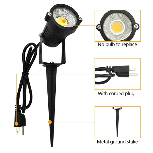 Προβολέας LED για εξωτερικούς χώρους 5W IP65 6000K 2