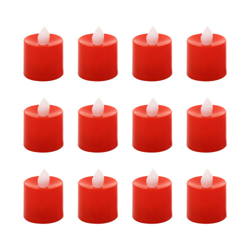 Halloween LED-Kürbis-Teelichter, warmweiß, 12er-Pack
