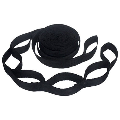Polyester Hammock Strap Reinforced Black 2 pcs