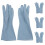 Dishwashing Gloves Reusable Large 4 Pairs 1