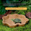 Turtle Pool Bathing Tub Reptile Feeding Bowl with Ramp1pc 3