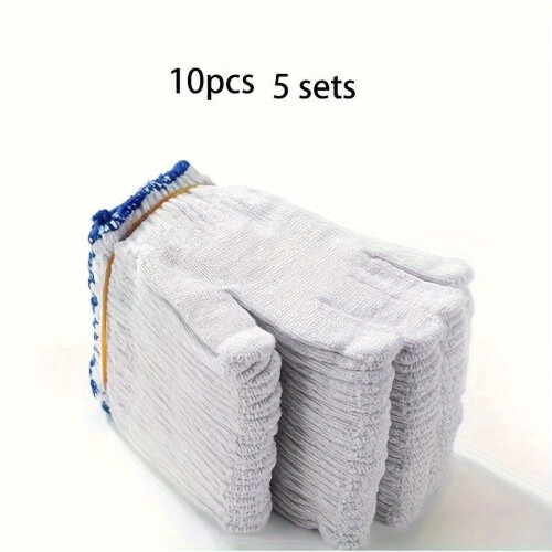 Cotton Work Gloves Heavy-Duty 10 or 20 Pcs