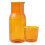 Carafe à eau de chevet avec gobelet (550 ml) 1