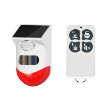 Mozgásérzékelős riasztó hanggal és LED villogóval, 120dB