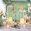 Christmas lanterns white metal2pcs17" and13" with LED 2