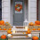 Christmas lanterns white metal2pcs17" and13" with LED 5