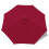 Parasol de terrasse rouge 6 baleines, 1,98 m 1