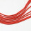 Polyester Spandex Koord Rood 2mm 100m per bundel 2