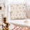 Christmas snowflake pillow set with sequin embroidery, gold 8
