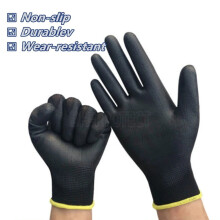 Nylon PU Safety Work Gloves Palm Coated 10-50 Pairs