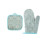 Oven Mitts Geometric Heat Resistant 2 Pcs 2