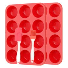 Offres RnemiTe-amo ! Ustensiles de cuisine, moule à gâteau demi-sphère en silicone pour muffins, chocolats et biscuits, décoration