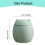 Cat-shaped ceramic storage containers with lids 3-pack 3