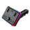 Bluetooth Car Adapter with FM Transmitter USB Charger LED 2