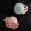 Cat-shaped ceramic storage containers with lids 3-pack 6
