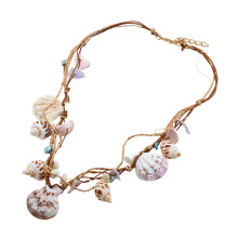 Hawaiian Shell Necklace for Women Handmade Multilayer