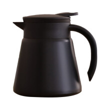 Bollitore termico in acciaio inox da 650 ml, nero