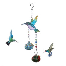 Clopoței de vânt pentru hrănirea colibrilor, decorațiune de grădină, 1 bucată