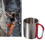 Metallkarabinkrok for camping i aluminiumslegering, rød 5