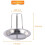LNKOO Chicken Roasting Rack for Oven BBQ Grill 2