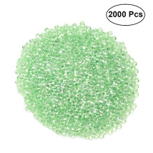Strass acrílico verde redondo 4,5 mm 2000 peças